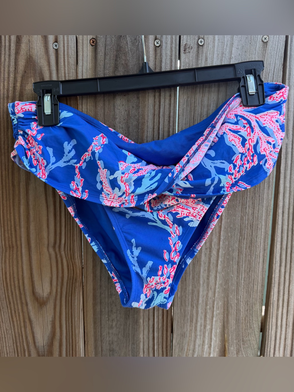 Lilly Pulitzer Blue Lagoon Hipster Bikini Bottom Eeuc